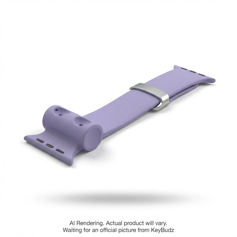 Sync+ Series FKM Apple Watch Strap and AirPod Dock - Wild Lavender (Small)