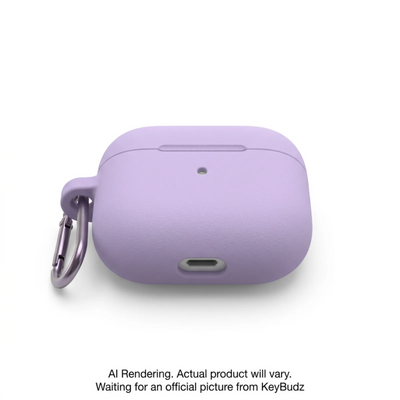 KeyBudz Elevate Series Keychain for AirPods 4th Gen Lavender (AP4_S8_LVD)