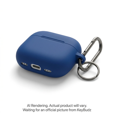 KeyBudz Elevate Series Keychain for AirPods 4th Gen Cobalt Blue (AP4_S8_CBB)