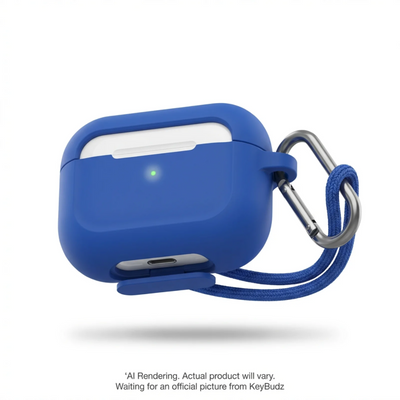 KeyBudz Elevate Series Keychain for AirPods Pro 3rd Gen Cobalt Blue (APP3_S8_CBB)