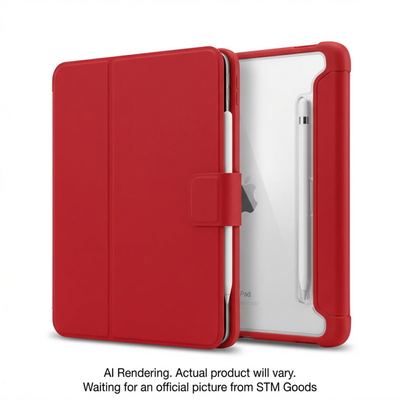 STM Dux Plus Case for iPad Air 11" M4/M3/M2/5th/4th Gen - Red (stm-222-286JT-02)