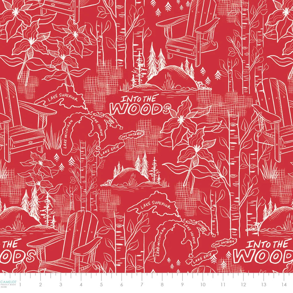 Fineapple Pair - Oh Canada - Into the Woods - Red - 36250104-01