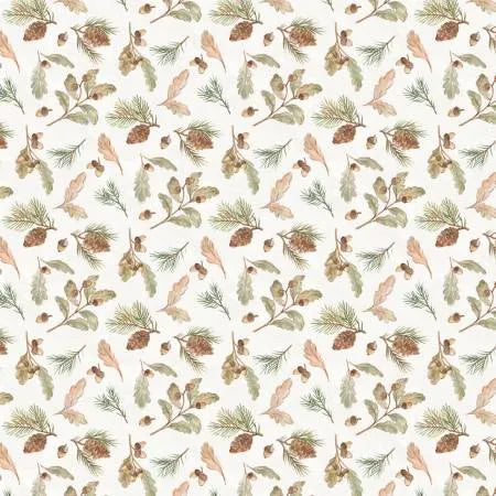 Living on Lake Time - Silvia Vassileva - Forest Foliage-White-66250103-01