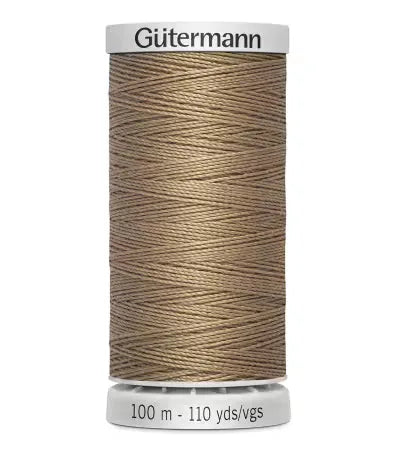 Extra Strong Polyester Upholstery Thread 100m Tan