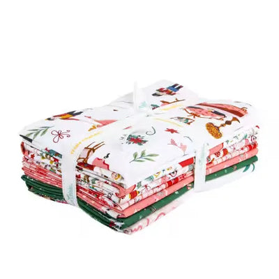 Nutcracker Tradition - Riley Blake Designs - 1 Yard Bundle - Snow (8pcs)