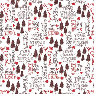 Fineapple Pair - Oh Canada - Strong and Free - White - 36250105-01