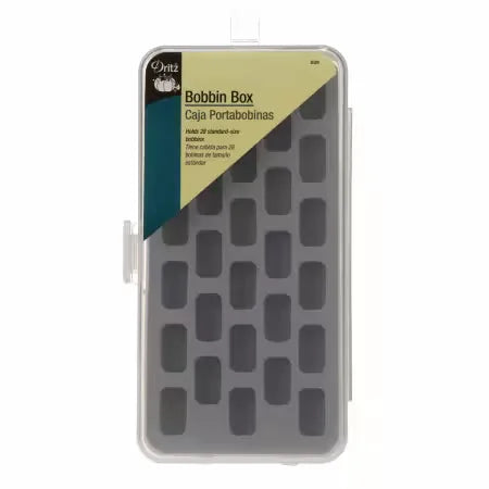 Dritz Bobbin Holder spool box for standard spools (empty / for 28 spools)