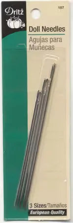 Dritz Dollmaking Needles 3 Sizes 5ct - 157