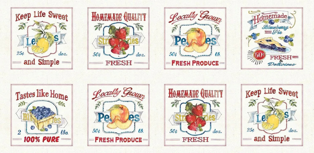P & B Textiles - Fruit Stand - Anne Tavoletti - Panel