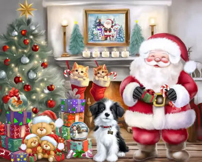 Holiday Chuckles Santa Panel