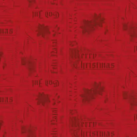 Poinsettias at Christmas - Riley Blake Designs - Red - C17632R-RED