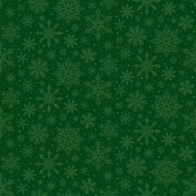 Poinsettias at Christmas - Riley Blake Designs - Green - C17635R-GREEN