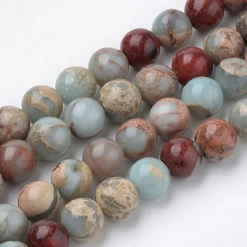 Aqua Terra Jasper Gemstone Bead