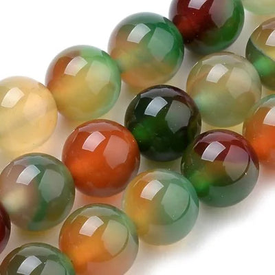 Peacock Agate Gemstone Bead