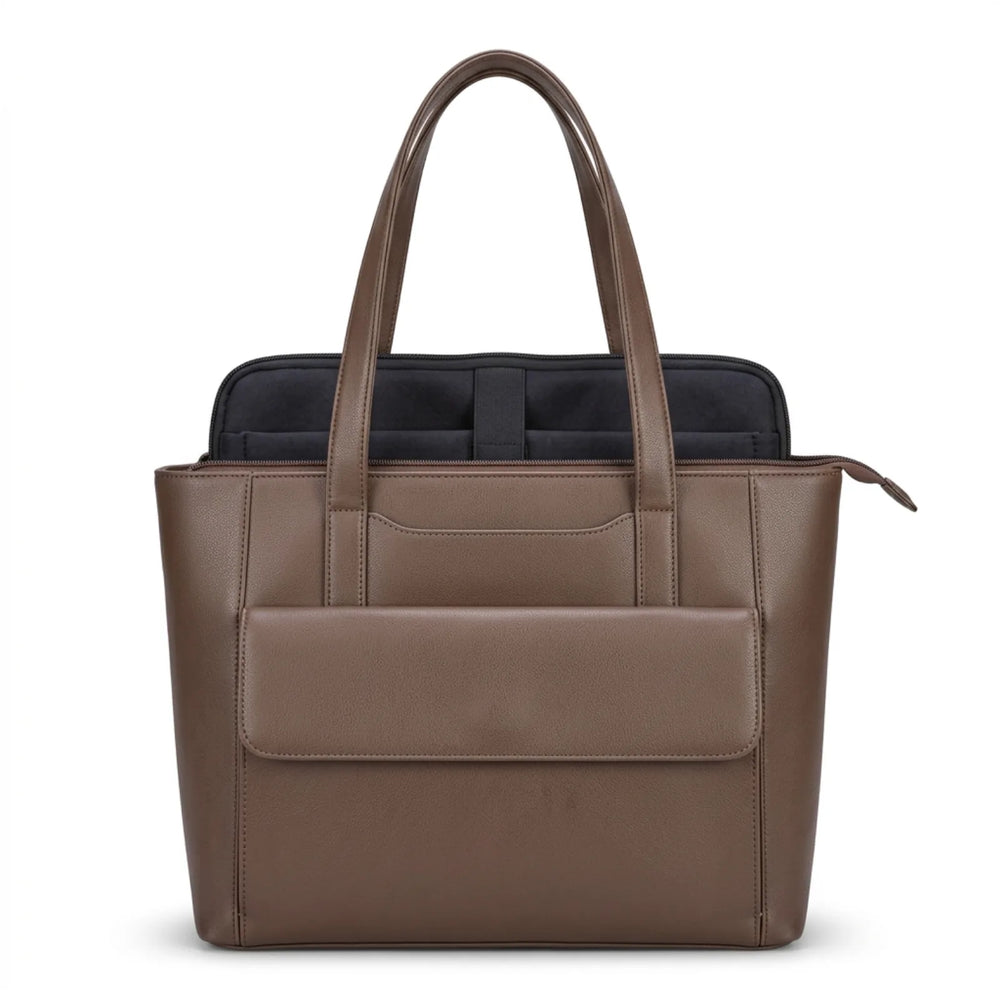 NXT PU BUSINESS TOTE TAUPE