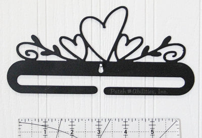 Patch Abilities - 6 inch Triple Hearts hanger