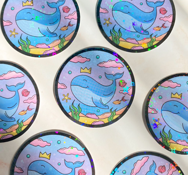 Whaley Cute | Animal Sticker