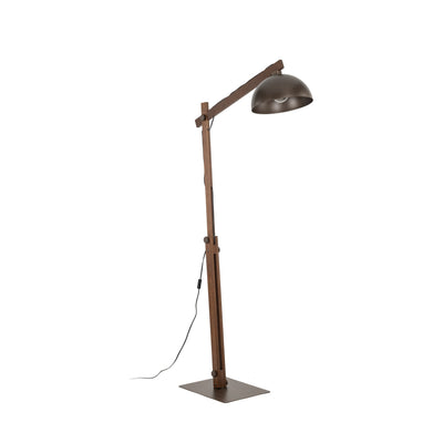 Lampadaire scandinave minimaliste Oslo brun pour salon, chambre à coucher et éclairage intérieur moderne