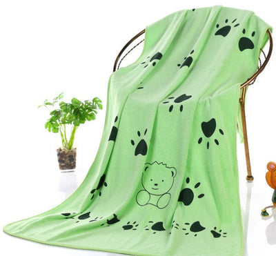 Serviette de bain pour chien super absorbante