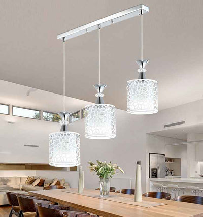 Suspension luminaire moderne et minimaliste de style nordique à une tête pour la salle à manger