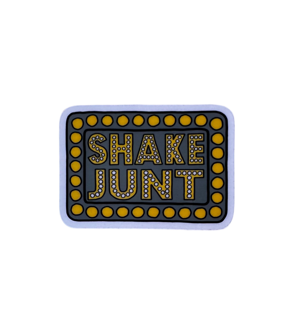 Autocollant 'OG Logo' Shake Junt - Gris