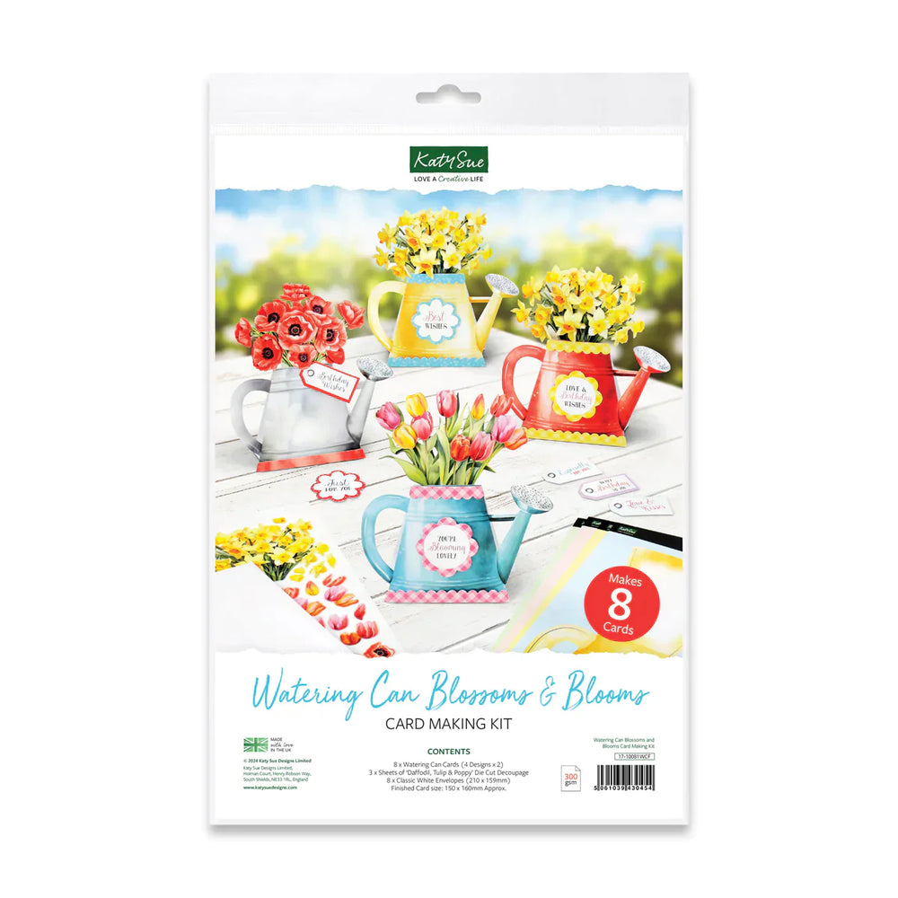 Kit de fabrication de cartes Arrosoir Fleurs et Éclosions