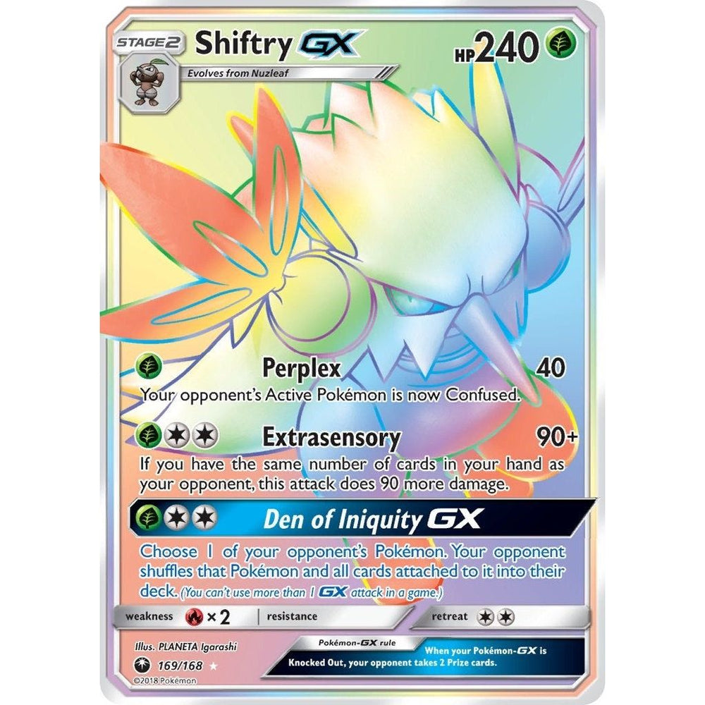 Shiftry GX (Secret) (169/168) (CES)