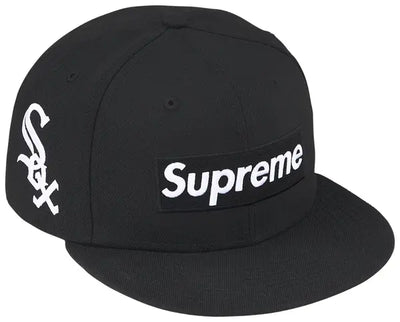 Casquette Supreme x New Era x MLB 'Chicago White Sox' - Noir