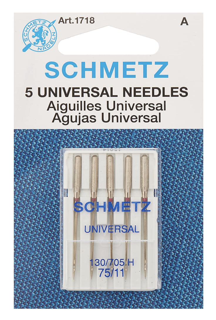 SCHMETZ #1718 Universal Needles Carded - 75/11 - 5 Pieces — Cottage Quilting Ltd.
