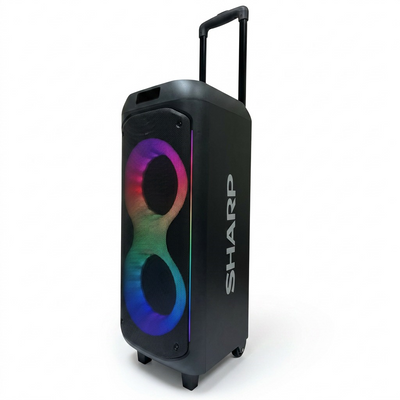 Haut-parleur de fête portable Sharp PS-935 – 50 W RMS, pile de 15 heures, Bluetooth 5.2 et karaoké