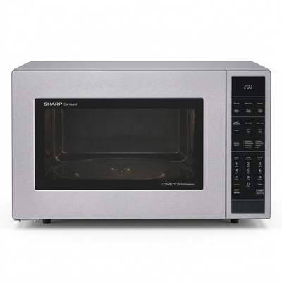 Sharp SMC1585KS Carousel Convection Microwave Oven – 1.5 cu. ft. 900W Stainless Steel