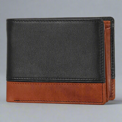 Portefeuille Bi-Fold BOL Noir/Brun