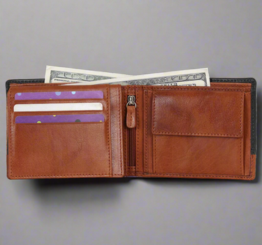 BOL Bi Fold Wallet Black/Brown