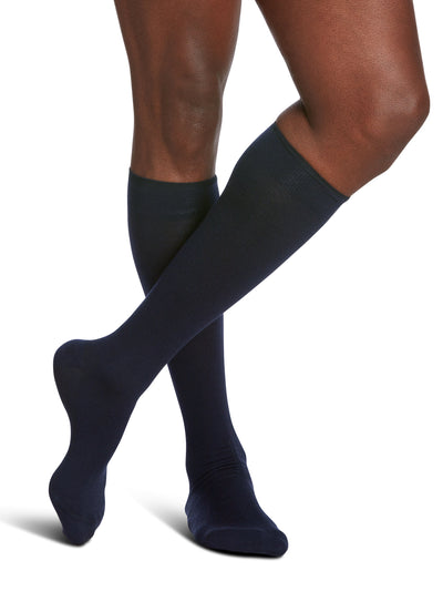 Sigvaris Men's All-Season Merino Wool Calf 15-20mmHg Closed