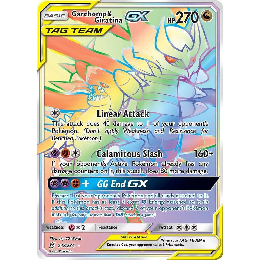 Garchomp & Giratina GX (Secret) (247/236) (SM11)
