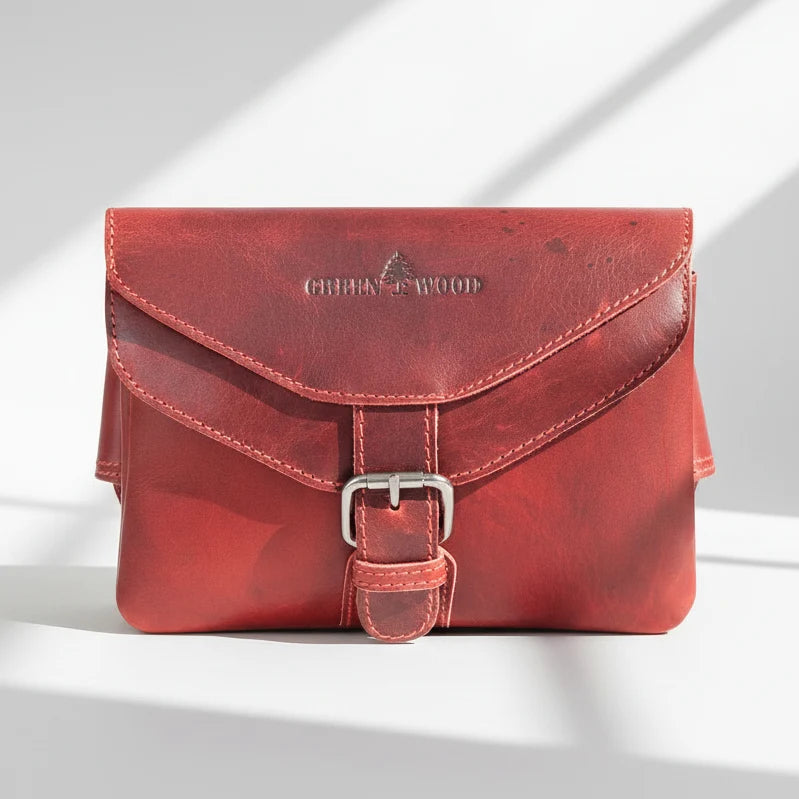 Sacoche à la taille en cuir Greenwood pour femmes