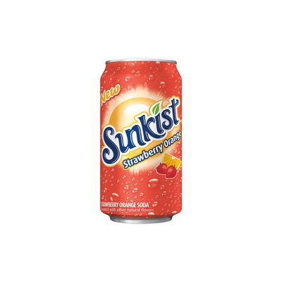 Sunkist Soda - Strawberry Orange (355mL)