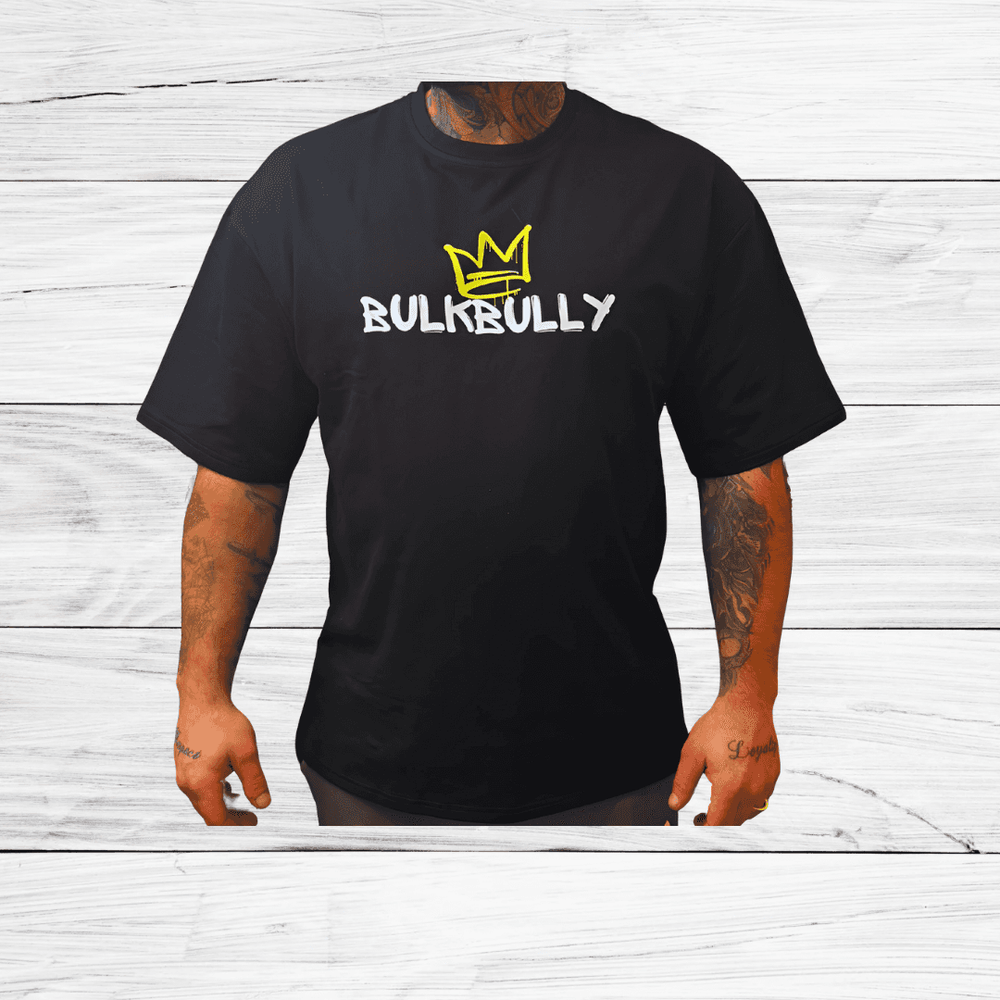 BulkBully Collection G.O.A.L.S - T-shirt oversized noir pour homme