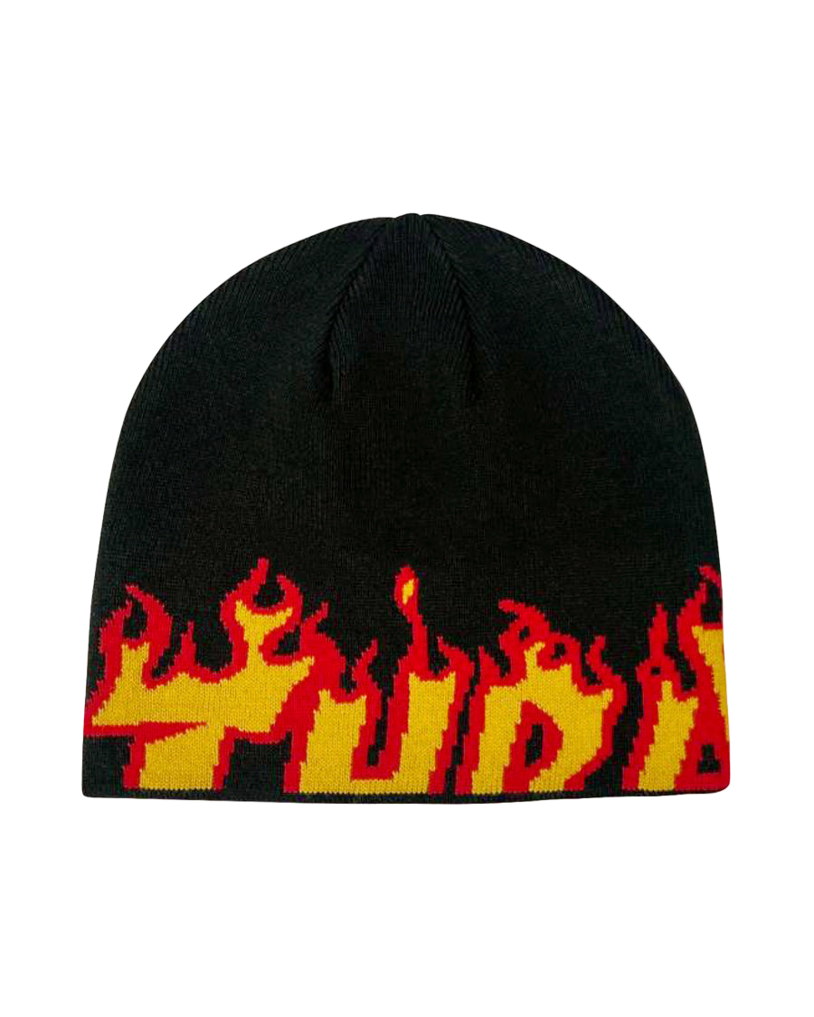 Tuque Thrasher 'Flame' Skully - Noir