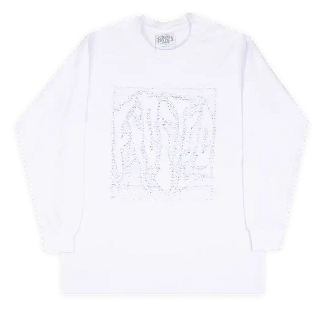 Chandail thermique à manches longues 'Dusty Waffle' de Frosted Skateboards - Blanc cassé