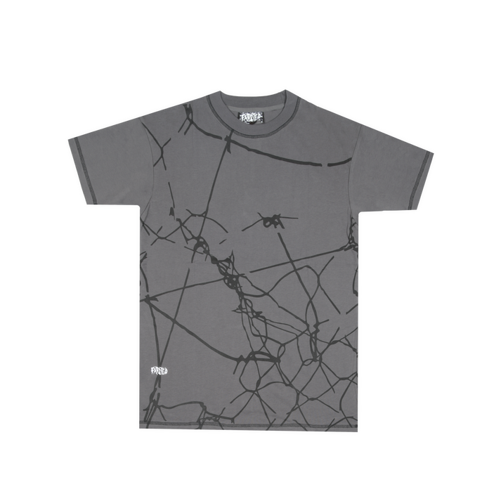 Frosted Skateboards 'Wire' Tee - Charcoal