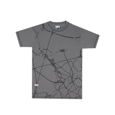 Frosted Skateboards 'Wire' Tee - Charcoal