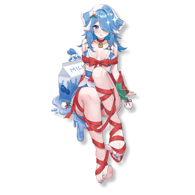 Z7: Moosabean Blueberry (Bubblegum Scented) Sticker