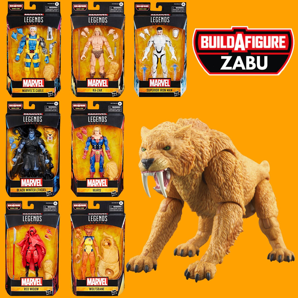 Marvel Legends Series - Zabu Wave set of 7 - Zabu Baf