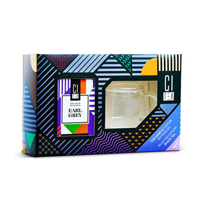 Ensemble-cadeau de thé en vrac Earl Grey et tasse à infusion