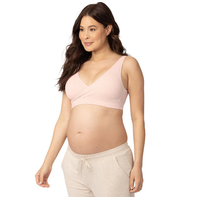 Soutien-gorge d'allaitement et de détente Sublime® ajustable croisé | Rose doux