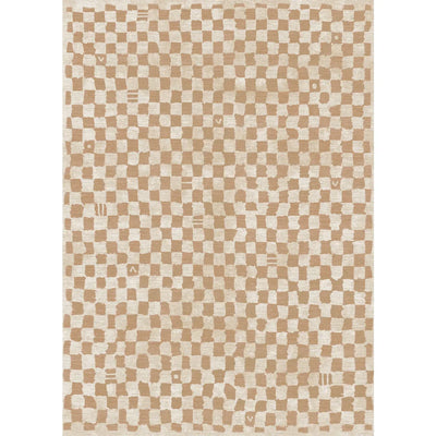 Metro Checkered Natural Rug