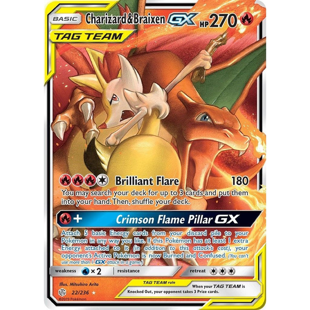 Dracaufeu et Braixen GX (22/236) (SM12)