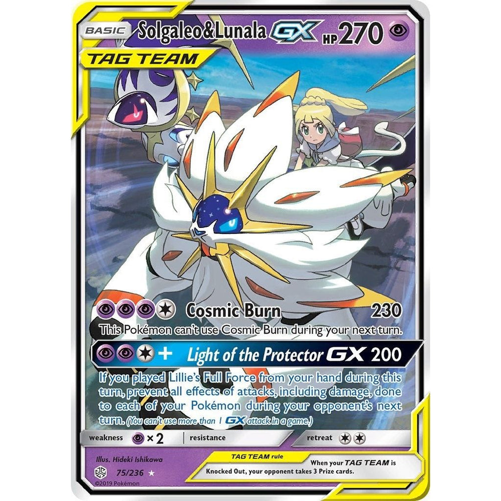 Solgaleo & Lunala GX (75/236) (SM12)