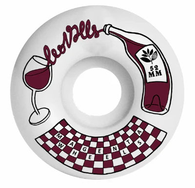 Magenta 'Valls' 101A Wheels 52MM - White